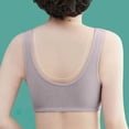 thumbnail image 3 of MEICHEN Middle and Elderly Women's Front Closure Bralettes Cotton Thin No Underwire Push Up Bras Underwear Summer Fall Fashion Essentials Clothing, 3 of 8