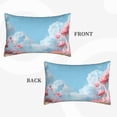 thumbnail image 4 of Fotbe Cute Pink Mushrooms Pillow Cases - Envelope Closure - Luxury, Extra Soft, Cooling Pillow Covers - Wrinkle, Fade, Stain Resistant-14"x20", 4 of 8
