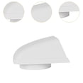 thumbnail image 6 of Nishiyuenyi Generic Marine Intake Exhaust Cowl Vent Exhaust Hood Vent, Sturdy, Accessories 3 White, 6 of 9