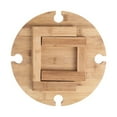 thumbnail image 4 of LEEYNEERLow Table de Camping Extérieure Pliante en Bois pour Voyage, 4 of 6