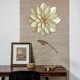thumbnail image 4 of Decoración de pared de flores de hierro de 30cm, esculturas de pared artificiales para dormitorio, sala de , hogar, pasillo, cocina, come blanco Macarena escultura de arte de pared, 4 of 7
