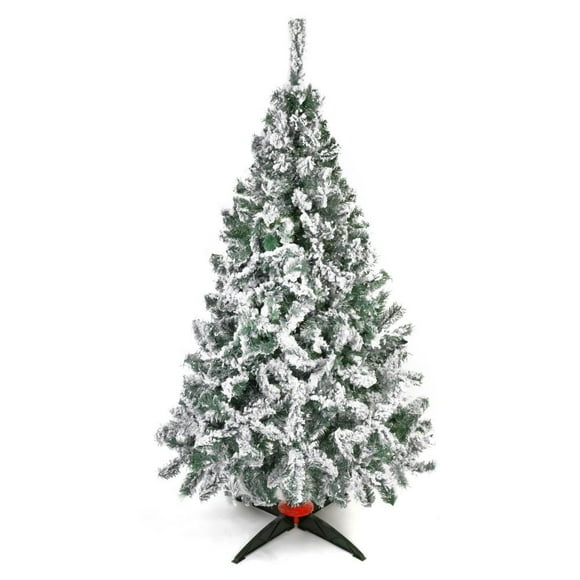 Árbol de Navidad Naviplastic Glaciar color Verde nevado de 160 cm