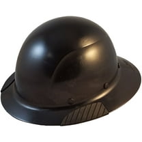 DAX Fiberglass Composite Hard Hat with Tote- Full Brim Black
