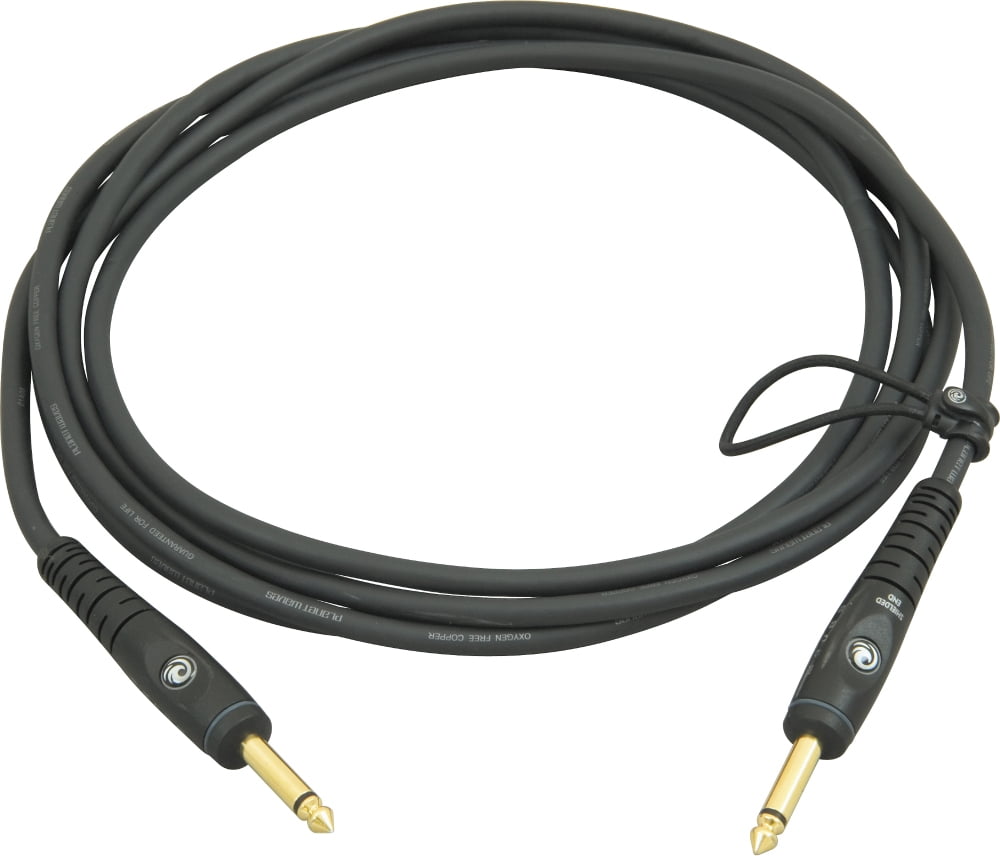 D'Addario Custom Series Instrument Cable, 5 feet
