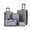 Silver Gray, variant on Concepten 5-Piece Hardshell Luggage Set,Lightweight Suitcase Set with Swivel Wheels and TSA Lock,Equipped with Sports Handbag and Toiletries Bag