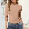 thumbnail image 6 of Brown Womens Sweatshirt Women's Fashion Clothes for Every Occasion Cotton Linen Cardigan Summer Chic Fall Clothes for Women, 6 of 6