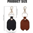 thumbnail image 2 of 2 fundas cuero para llaves rotas, con llavero, unisex, 2 of 4