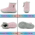 thumbnail image 3 of Stepedia Kids Snow Boots for Boys Girls Barefoot Winter Wide Toe Box Boots Waterproof Faux Fur Lined, 3 of 8