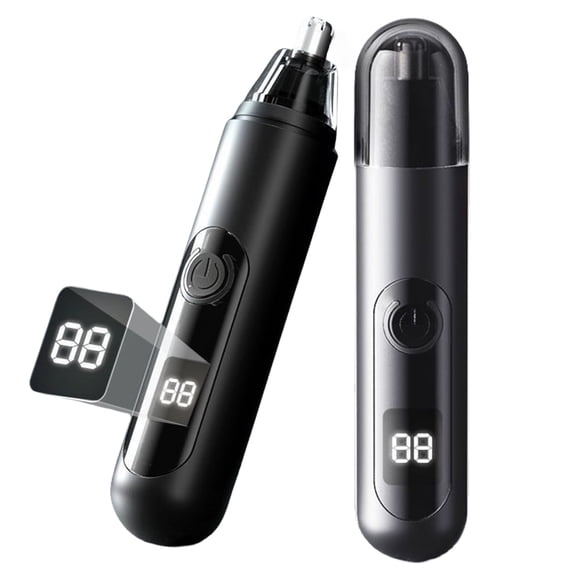 Recortadora de vello nasal HILYC 2025 recargable por USB, resistente al agua, con LED