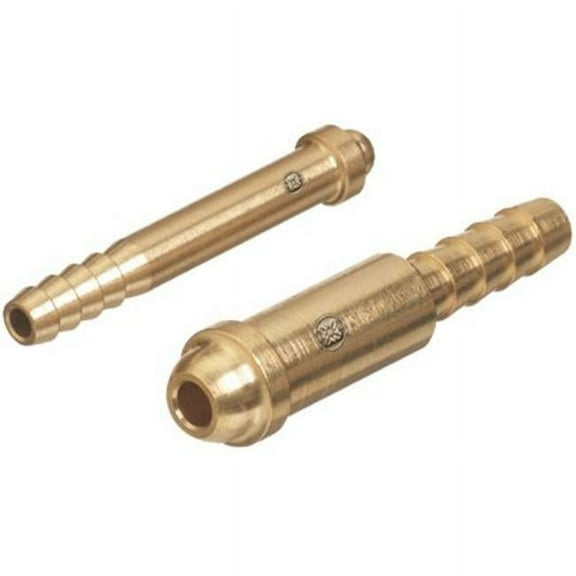 Western Enterprises Inert Arc Nipples, 200 PSIG, Brass, 2 7/32 in, 3/8 in Hose ID - 1 EA (312-AW-19)