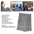 thumbnail image 4 of LIYJTK USB Electric Blanket, Cozy Soft Portable Temperature Control Machine Washable Heated Shawl Throws with 3 Heat Level Settings for Car Office Home Travel[Gray], 4 of 9