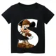thumbnail image 3 of 2024 Nueva camiseta de verano con combinación de letras para niños de alta calidad Disney Mickey Mouse Font ABCDEF camiseta de manga corta para niños, 3 of 5