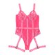 thumbnail image 5 of Gibobby Conjunto ropa interior mujer Ropa Interior Divertida para Mujer, Escote En V Profundo, Encaje Sexy, Vestido Transparente, Vestido para Conjuntos De Lencería(Rosa, CH), 5 of 5