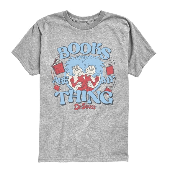 Dr. Seuss - Books Are My Thing Short Sleeve Graphic T-Shirt