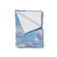 thumbnail image 2 of Minnesota Soft Flannel Fleece Throw Blanket, 2 Horses Grazing on a Green Meadow on Top of Rural Minnesota Hills Image Print, Cozy Plush for Indoor and Outdoor Use, 60" x 80", Multicolor, by Ambesonne, 2 of 6