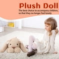 thumbnail image 4 of Lying Bunny Stuffed Animal, 13.7 Inch Soft Stuffed Easter Rabbit Plush Toy, Adorable Plushie Pillow, Birthday Christmas Easter Gifts for Kids, Girls and Boys, Comfortable Hugging Cushion, 4 of 8