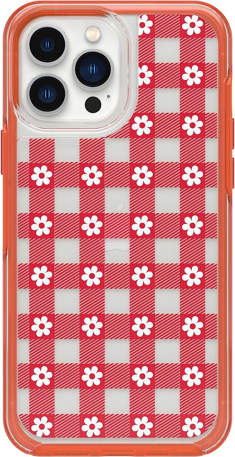 OtterBox Symmetry Clear Series Cell Phone Case for Apple iPhone 13 Pro Max, Picnic Daisy