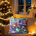 thumbnail image 6 of Xuniizn Christmas Pillow Covers 18x18 inch Xmas Decorations Soft Plush Faux Fur Wool Christmas Throw Pillow Cases Winter Holiday Decor for Sofa Living Room, 6 of 7
