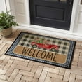 thumbnail image 2 of Welcome Spring Door Mat 17 x 29 Inch, Seasonal Truck Flower Decorative Doormat Non-Slip Rubber Backed Entryway Rugs for Indoor Outdoor Entrance Floor DM057, 2 of 6