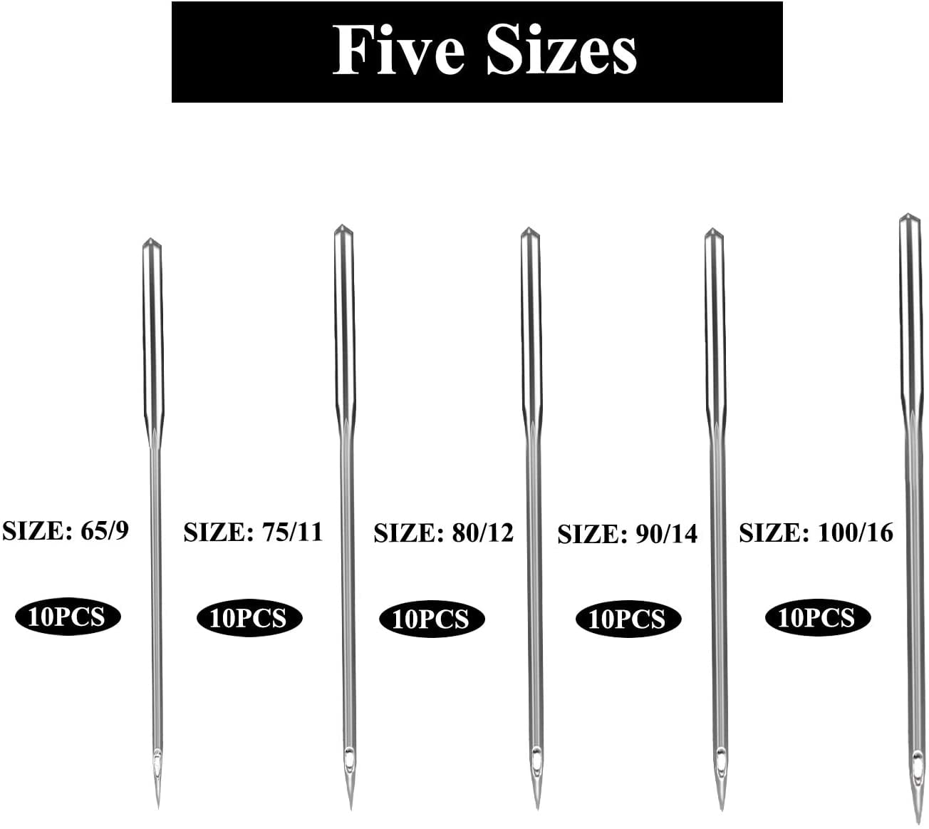 Janome 990114000, HA 15X1 Standard Needles Size 90 spares