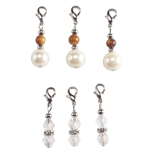 Decorative Zipper Pulls, Set of 6