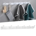thumbnail image 4 of Coat Rack Wall Mount, Coat Hooks Mounted Coat Coat Rack With 6 Hooks For Hall For Bathroom For Bedroom For Corridor White, 4 of 8