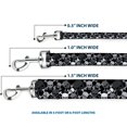 thumbnail image 3 of Buckle-Down Pet Leash, Dog Leash, Multi Top Skulls Stacked Blak Gray White, 4 Feet Long 1.0 Inch Wide, 3 of 6