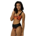 thumbnail image 3 of Black fire Recycled high-waisted bikini (M), 3 of 6