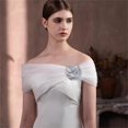 thumbnail image 3 of 9cm Wedding Fabric Flower Brooch Pin Hair Clip for Women Men Elegant Big Camellia Rose Floral Brooches Lapel Pins Dainty Holiday Party Costume Dress Accessories Jewelry, 3 of 11