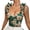 green, variant on Women’s Ditsy Floral V-Neck Fishbone Crop Corset Cami with Built-In Underwire Padded Bra – All-In-One Shaping Layering & Going-Out Must-Have