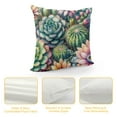 thumbnail image 4 of JRXY  Pillow Covers Rustic Farmhouse Decor Home Cactus Pillowcases Cacti Succulent Flowers Twigs Feathers Arrows Throw Pillow Case Cushion Cover for Sofa Couch Bedroom White, 4 of 5