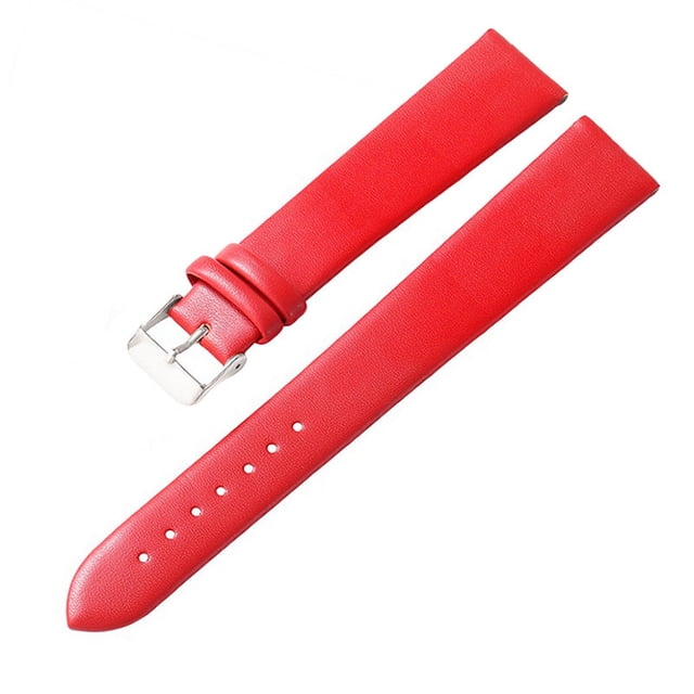 Accesorios de correa de cuero, ribete impermeable, cadenas de reloj para hombres y mujeres, correa suave ultrafina