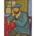 thumbnail image 2 of Eugeniusz Zak 15x18 Gold Ornate Wood Frame and Double Matted Museum Art Print Titled - Bearded Man (1908), 2 of 4