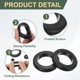 thumbnail image 3 of 8Pcs Grommets de Caucho 1-9/16 ID, 2 Agujero de Perforación, Grommet de Firewall Automotriz de Caucho Anillo de Junta para Protección de Cable de Alambre, Caja Eléctrica de Metal, (40x50mm, Negro), 3 of 6