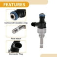 thumbnail image 3 of Inyector de combustible Unique Bargains 1 Pcs No.35310-2G710 para Hyundai Santa Fe Sport Base 2.4L Gas 2013-2016, 3 of 7
