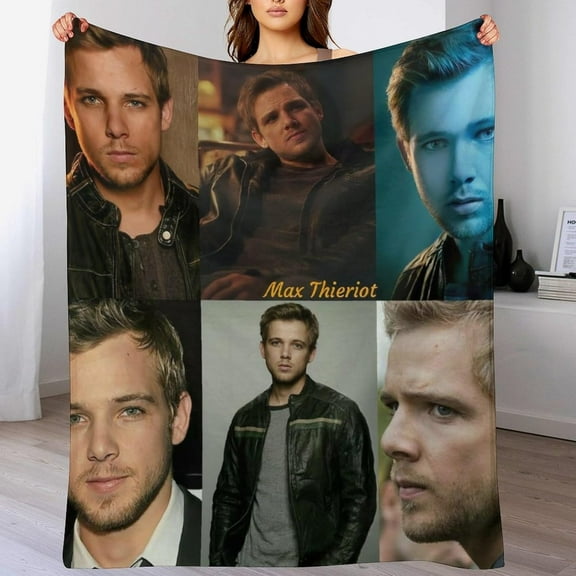 Max Thieriot Blanket Cool #1 Ultra Soft Flannel Fleece Blanket Stylish Bedroom Living Room Sofa Warm Blanket All Season Use 40"*50" (100 * 130cm)