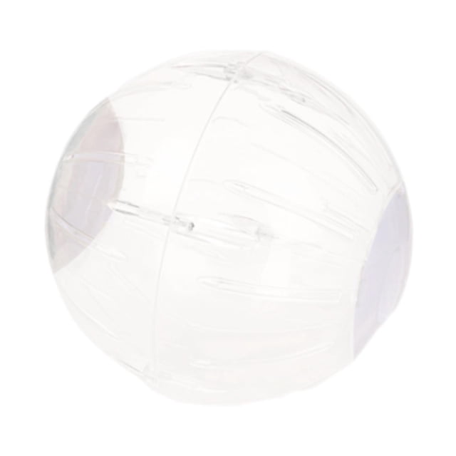 Pelota de entrenamiento para hámster, pelota deportiva, 7,28 '', fácil de limpiar, transparente, Blanco