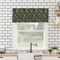thumbnail image 4 of Branches Green Leaves Kitchen Valances for Windows 42x12 Inch Kitchen Curtains Valances Rod Pocket Vintage Botanical Forest Bathroom Window Valances for Window Treatment Decor, 4 of 6