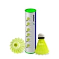 thumbnail image 1 of Jaspo Badminton Nylon Shuttlecocks , Yellow | With High Speed / Great Stability And Durability For Indoor Outdoor Practice | Pack Of 6, 1 of 5