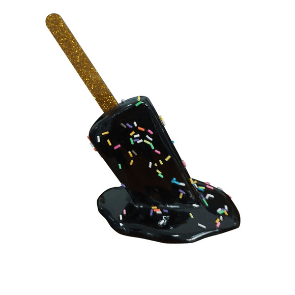 Melting Popsicle Sculpture, Melting Ice Cream Resin Ornaments, Summer Cool Lollipop Crafts, Summer Beach Cool,A