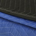 thumbnail image 2 of Zeny Moving Blankets 80" x 72" Pro Economy - 12 Pack Polyester - Blue/Black Shipping Furniture Pads, 2 of 10