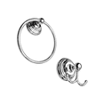 thumbnail image 2 of Juego De Accesorios De Baño 6 Pzas Malubero, Plateados, 2 of 5