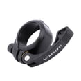 thumbnail image 2 of Abrazadera de tija de sillín de bicicleta de liberación rápida para tija de sillín de 33,9 mm de aleación de aluminio anodizado Negro, 2 of 9
