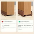 thumbnail image 4 of 1pc Door Seal Strip For Exterior And Interior Doors, Bottom Door Seal Strip, Door Gap Seal Strip, Windproof, Waterproof, Insect-proof, Dust-proof, And Soundproof Door Seal Strip, 4 of 11