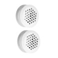 thumbnail image 2 of Rongfmy Couverture de Ventilation, Trou de Ventilation en Maille, 2 Pcs Persiennes Rondes en Maille, Évents de Soffite Ronds, Blanc, 2 of 9