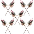 thumbnail image 4 of MasteelfCA ULTNICE 10 Pcs Petits Pics de Pin Artificiels Stimulation Aiguilles de Baies Ornements de Fleurs Rouges pour Arrangements Floraux de Noël Couronnes et Décorations de Vacances, 4 of 8