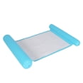 thumbnail image 1 of Peggybuy Water Hammock Inflatable Floating Swimming Pool Lounge Chair (Light Blue), 1 of 8