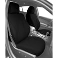 thumbnail image 2 of CalTrend Front Sport Buckets Faux Leather Seat Covers for 1989-2002 Toyota Tacoma|4Runner|T100 - TY117-01LX Black Insert and Trim, 2 of 3