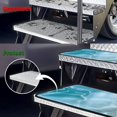thumbnail image 6 of Yuyamidu Water RV Step Covers Decorative Cover 4 Pack RV Steps Covers Rugs Washable RV Step Rug 19.5" x 7.5" RV Camper Step Covers Protects Your RV from Dirt, 6 of 7