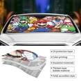 thumbnail image 3 of Super Mario Car Windshield Sun Shades, Front Windshield Sun Shade For Car Truck Suv, Foldable Sun Visor, Hardened Reflector Shield Cover, Keeps Your Vehicle Cool, 3 of 9